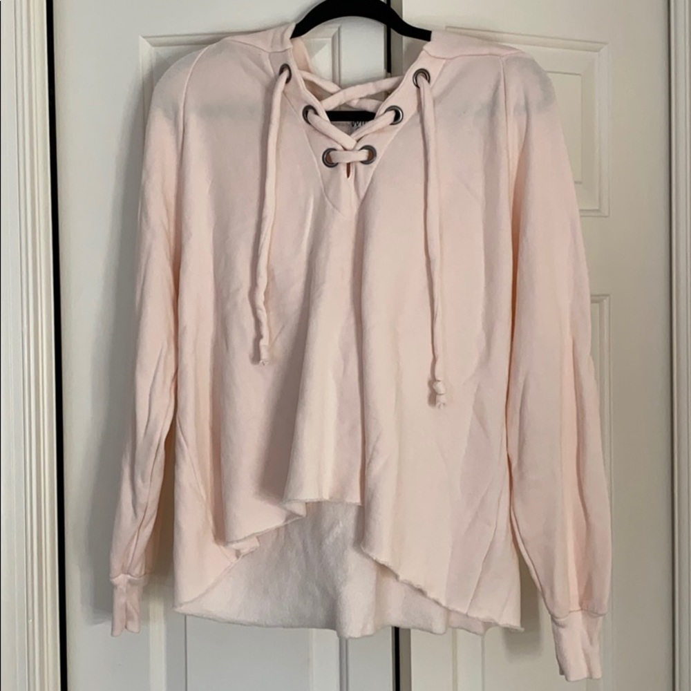 Wildfox string hoodie pullover